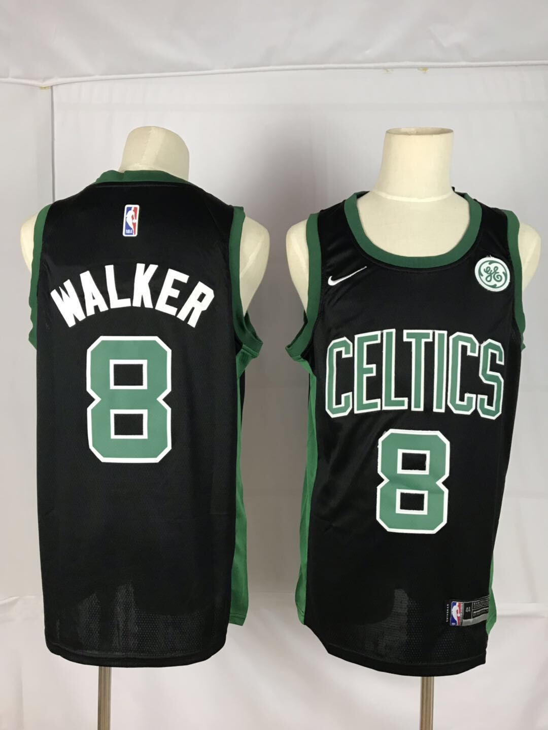 Men Boston Celtics #8 Walker black Game Nike NBA Jerseys
